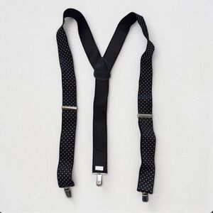 Men’s Black Polka Dot Suspenders